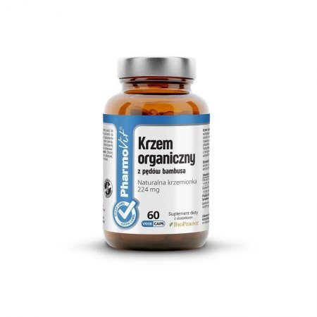 Krzem Organiczny z Pędów Bambusa 60 Kapsułek Clean Label - Pharmovit