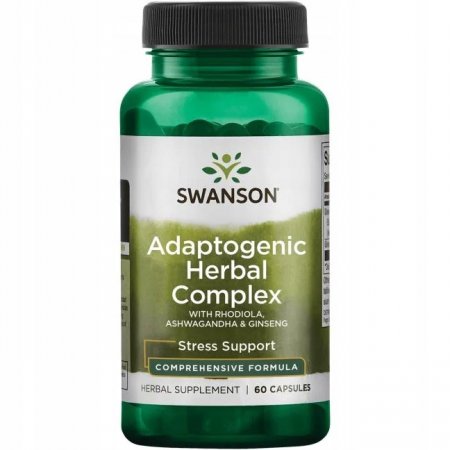 SWANSON Rhodiola Ashwagandha Ginseng Complex 60kap