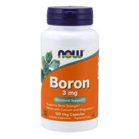 Now Foods Boron 3 mg 100 kapsułek (Bor)