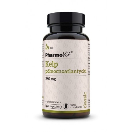 Kelp Morszczyn naturalny jod 260 mg, 120 kaps. Pharmovit