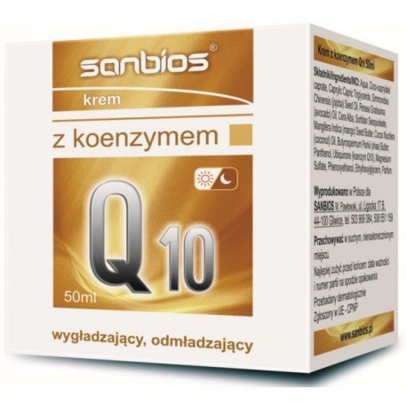 KREM Z KOENZYMEM Q10 50ml Sanbios