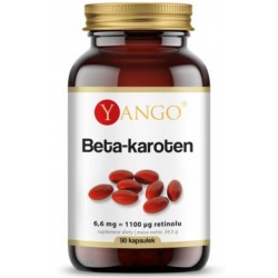 Beta-karoten 6,6 mg (90 kapsułek) YANGO