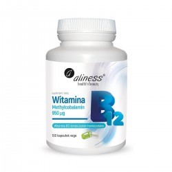 Aliness Witamina B12 Methylcobalamin 1000µg x 100 kaps.