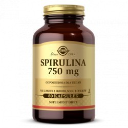 Solgar Spirulina 750 mg. 100 tabl.