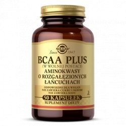 BCAA PLUS Aminokwasy o rozgałęzionych łańcuchach SOLGAR