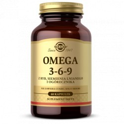 Omega 3-6-9 z ryb, siemienia lnianego i ogórecznika SOLGAR