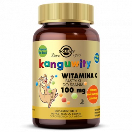 Kanguwity Witamina C 100 mg do ssania SOLGAR