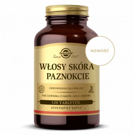 Formuła Włosy, skóra, paznokcie - 120 tabl. SOLGAR