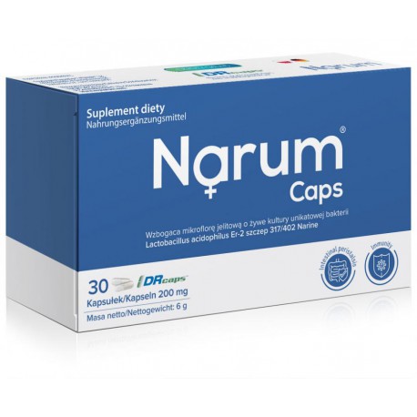 NARINE, Narimax Kapsułki 200Mg 30 Szt. Probiotyki
