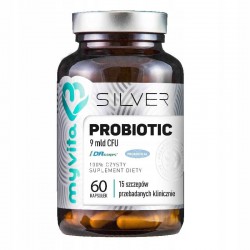 Probiotyki Silver Pure 100% Probiotyk 9mld 60kaps MyVita - Wsparcie jelit