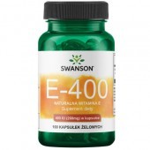 SWANSON Witamina E naturalna 400IU 100 kap