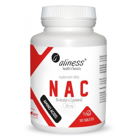 NAC N-ACETYL-L-CYSTEINA 500 MG (100 KAPS) AMINOKWASY ALINESS