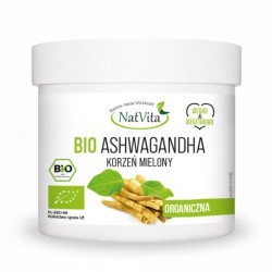 Ashwagandha Bio mielona 130g.