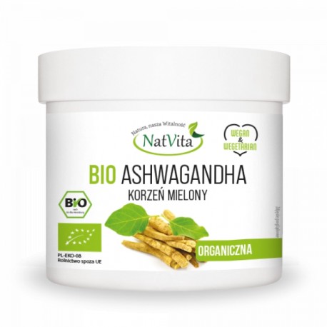 *Ashwagandha Bio mielona 400g.