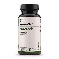Karczoch Artichoke Ekstrakt 400 mg Pharmovit