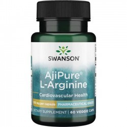 SWANSON AJIPURE L-ARGININA 500MG 60 KAPS