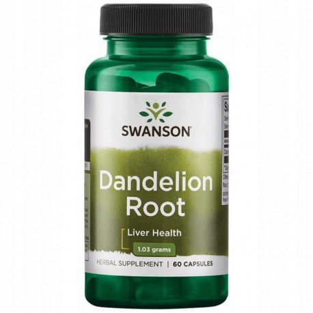 SWANSON DANDELION 515MG 60 KAP