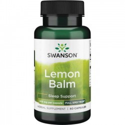 SWANSON FULL SPECTRUM LEMON BALM 500MG 60K