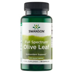 SWANSON FULL SPECTRUM OLIVE LEAF 400MG 60K