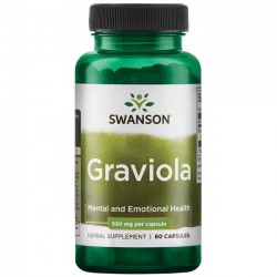 SWANSON GRAVIOLA 600MG 60KAP.