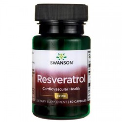 SWANSON RESWERATROL 50MG 30KAP.