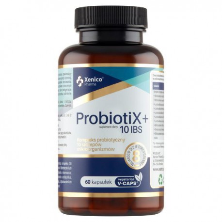 ProbiotiX+ 10 IBS, 60 kapsułek roślinnych Vcaps®