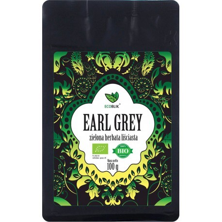 Herbata zielona Earl Grey 100g Bio ECOBLIK