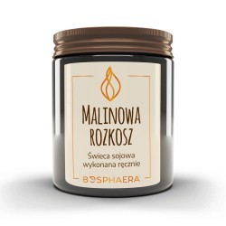 Sojowa świeca zapachowa Malinowa rozkosz