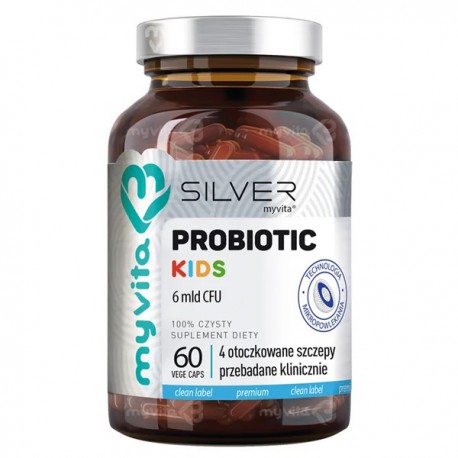 MyVita Silver Priobiotic Kids 6 mld CFU 60 kapsułek